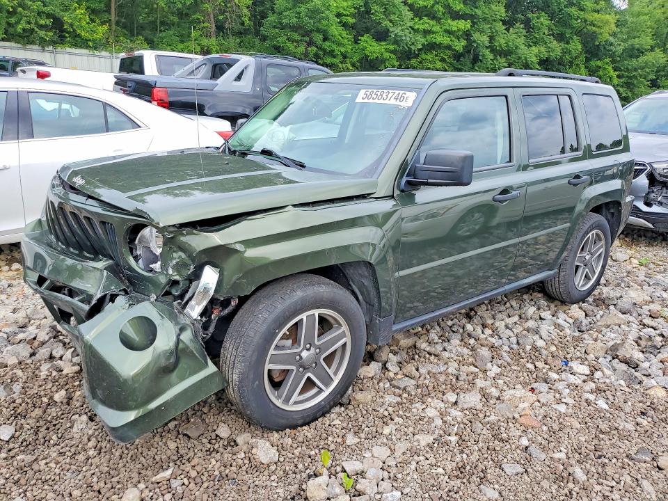 2009 Jeep Patriot VIN 1J4FT28B49D194826 COPART salvage auction — FRONT END, Pa - Certificate Of Salvage, sold $425 on 2026-07-09 (photo 1)
