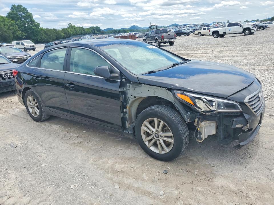 2017 Hyundai Sonata VIN 5NPE24AA4HH466995 COPART salvage auction — FRONT END, Tn - Certificate Of Title (P), sold $550 on 2026-07-02 (photo 4)