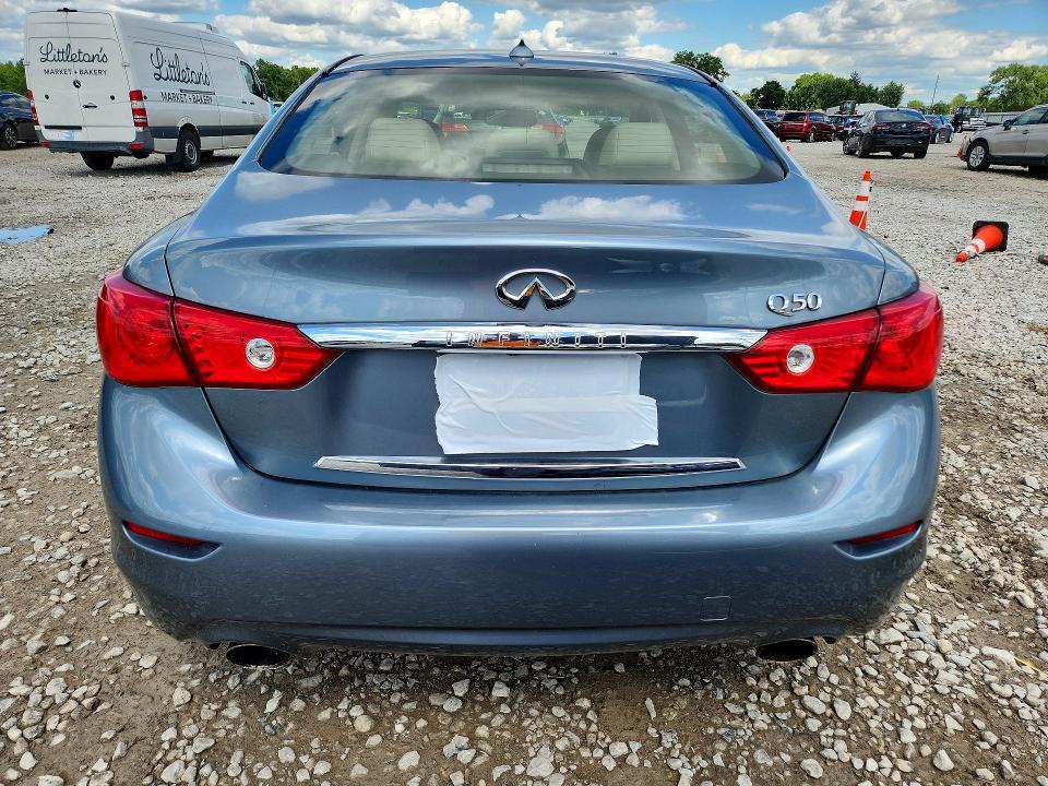 2017 Infiniti Q50 VIN JN1EV7AP9HM742643 COPART salvage auction — MINOR DENT/SCRATCHES, Oh - Cert Of Title-Rebuilt Salvage, sold $1,450 on 2026-07-14 (photo 6)