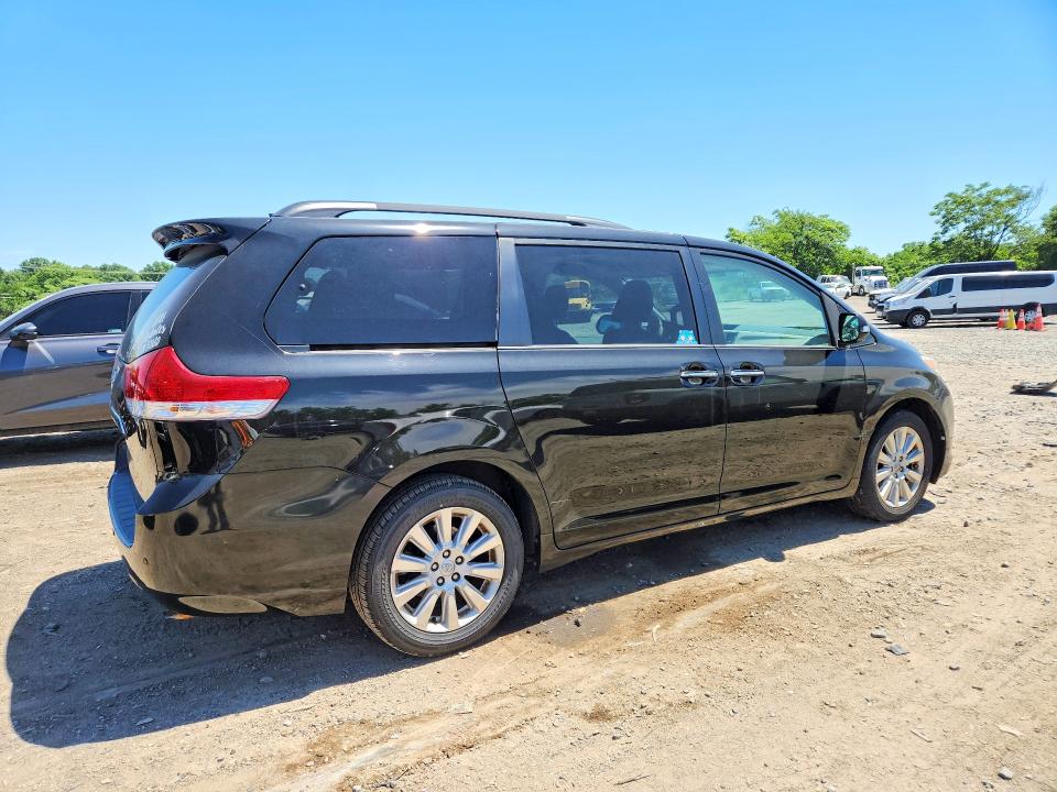 2014 Toyota VIN 5TDDK3DC6ES072696 COPART salvage auction — WATER/FLOOD, Md - Certificate Of Title, sold $2,400 on 2026-07-02 (photo 3)