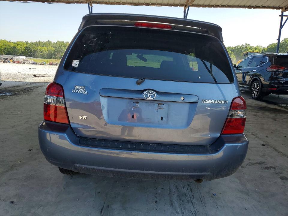 2006 Toyota Highlander VIN JTEDP21A660101757 COPART salvage auction — ROLLOVER, GA - CERT OF TITLE-SALVAGE, sold $600 on 2026-07-30 (photo 6)