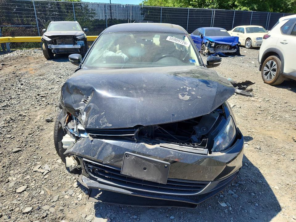 2013 Volkswagen Jetta VIN 3VWDP7AJ0DM429829 COPART salvage auction — FRONT END, MD - CERT OF SALVAGE > 75% DAMAGE, sold $350 on 2026-07-02 (photo 5)