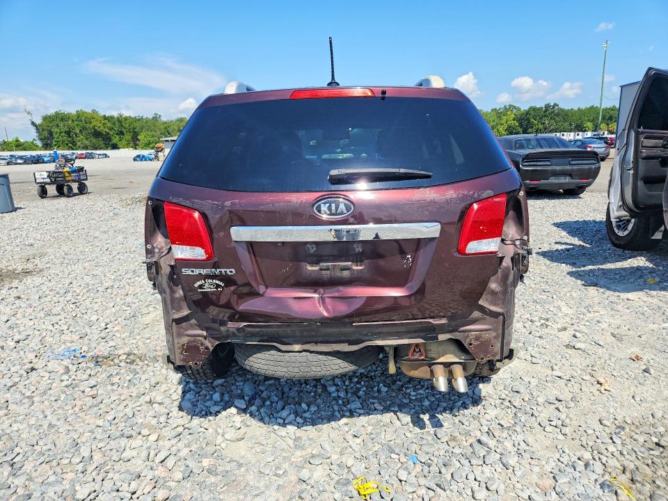 2012 Kia VIN 5XYKT3A69CG306066 COPART salvage auction — REAR END, Fl - Cert Of Title Slvg Rebuildable, sold $800 on 2026-07-08 (photo 6)