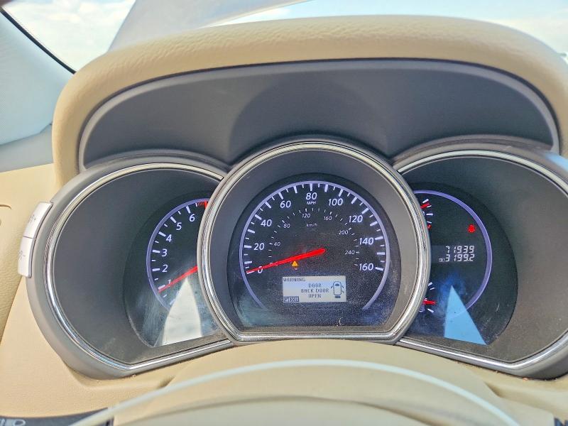 2012 Nissan Murano VIN JN8AZ1MW3CW205171 COPART salvage auction — FRONT END, CO - PUBLIC - SALVAGE TITLE (P), sold $1,550 on 2026-07-02 (photo 9)