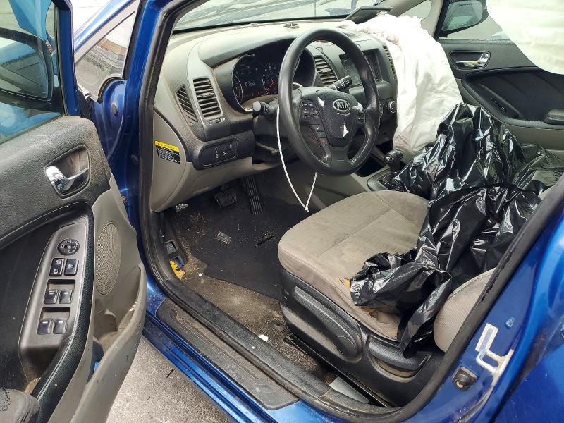 2014 Kia Forte VIN KNAFX4A65E5188392 COPART salvage auction — FRONT END, Ca - Salvage Certificate, sold $425 on 2026-07-08 (photo 8)