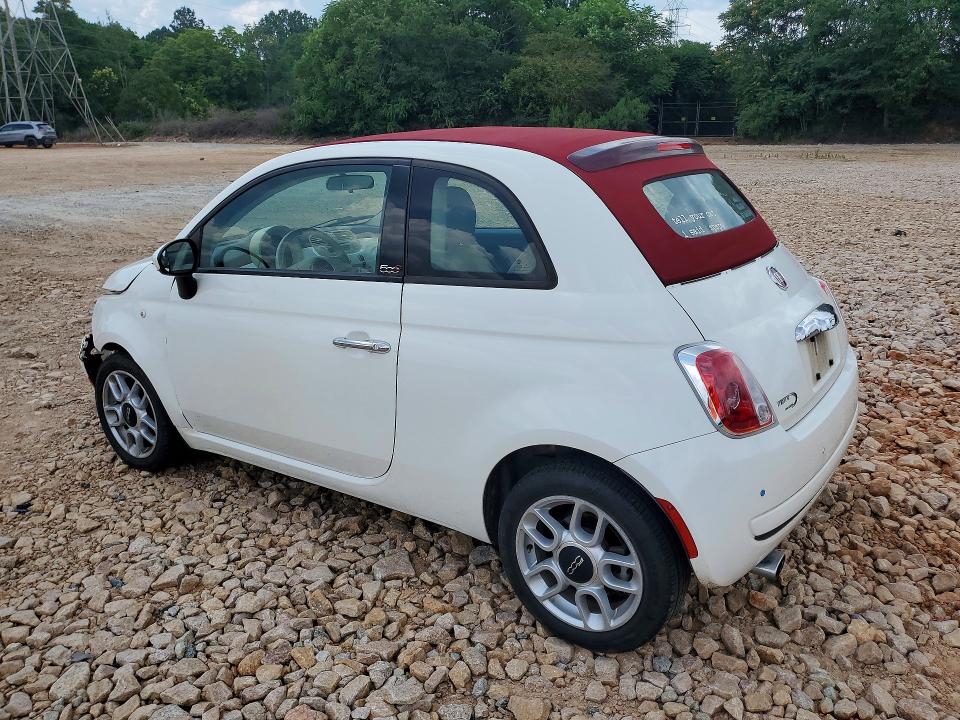 2015 Fiat 500 VIN 3C3CFFDR6FT545448 COPART salvage auction — FRONT END, Nc - Salvage Certificate Of Title, sold $450 on 2026-08-03 (photo 2)