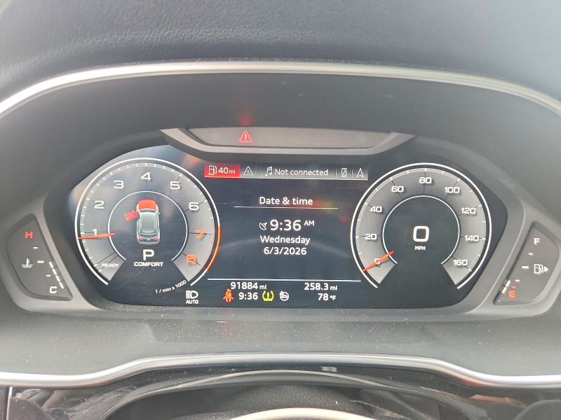 2020 Audi Q3 VIN WA1EECF32L1036565 COPART salvage auction — NORMAL WEAR, Ok - Certificate Of Title (P), sold $12,500 on 2026-07-08 (photo 9)