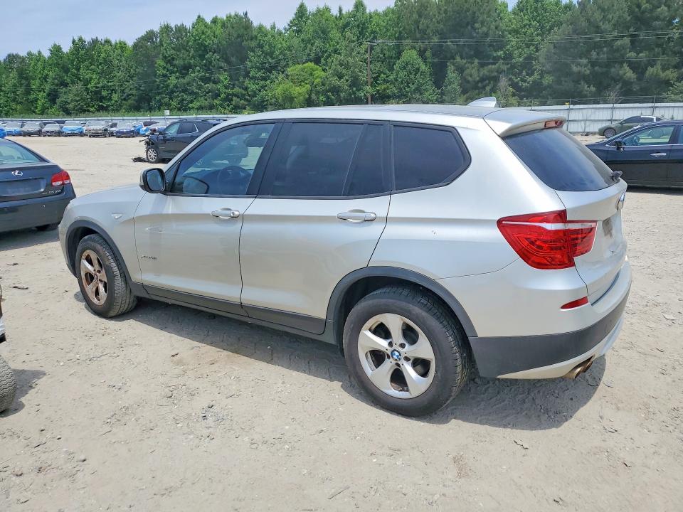 2011 BMW X3 VIN 5UXWX5C54BL712456 COPART salvage auction — NORMAL WEAR, Va - Certificate Of Title, sold $375 on 2026-07-02 (photo 2)
