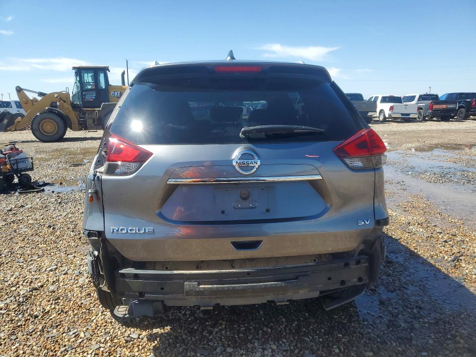 2017 Nissan Rogue VIN JN8AT2MT0HW404991 COPART salvage auction — REAR END, Tx - Salvage Vehicle Title, sold $1,050 on 2026-07-07 (photo 6)