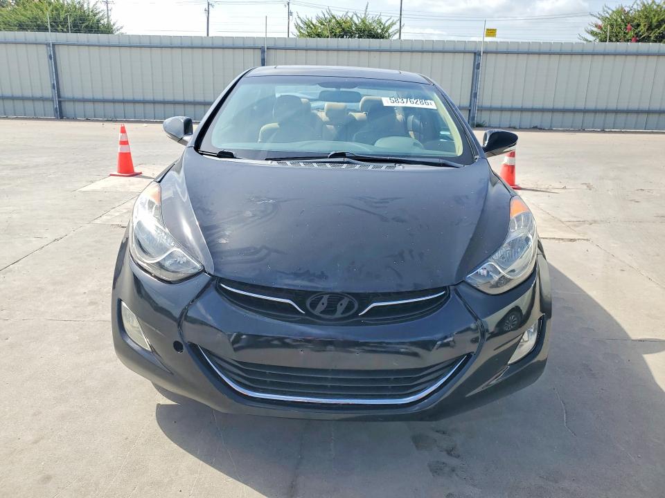 2011 Hyundai Elantra VIN KMHDH4AE1BU138827 COPART salvage auction — REAR END, Tx - Bonded Nonrepairable, sold $425 on 2026-07-16 (photo 5)