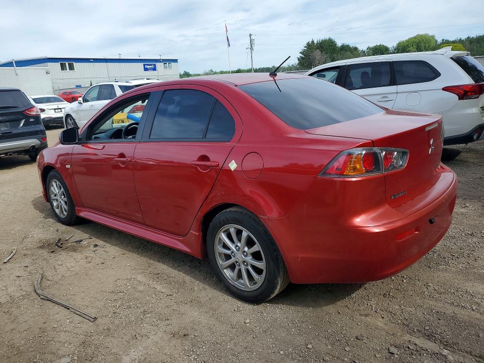2013 Mitsubishi Lancer VIN JA32U2FU0DU609539 COPART salvage auction — FRONT END, ON - PERMIT NO BRAND - UNFIT, sold $500 on 2026-07-21 (photo 2)