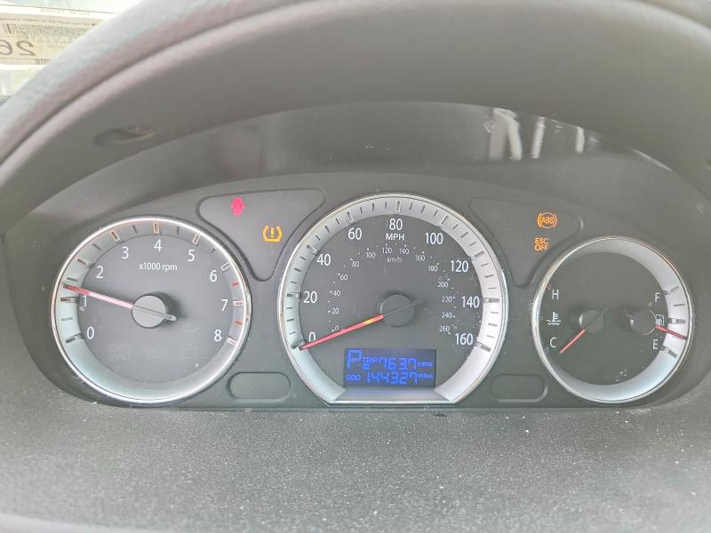 2009 Hyundai Sonata VIN 5NPET46C69H429620 COPART salvage auction — FRONT END, NY - MV-907A SALVAGE CERTIFICATE, sold $200 on 2026-07-22 (photo 9)