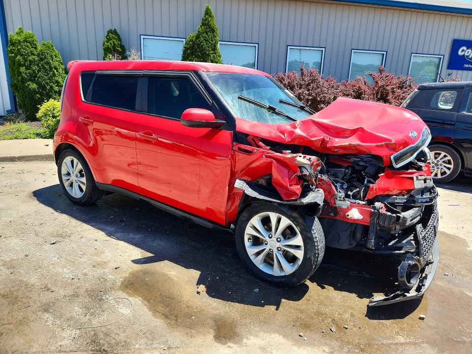 2016 Kia VIN KNDJP3A51G7862141 COPART salvage auction — FRONT END, Ky - Bill Of Sale/Part Only/No Titl, sold $475 on 2026-07-23 (photo 4)