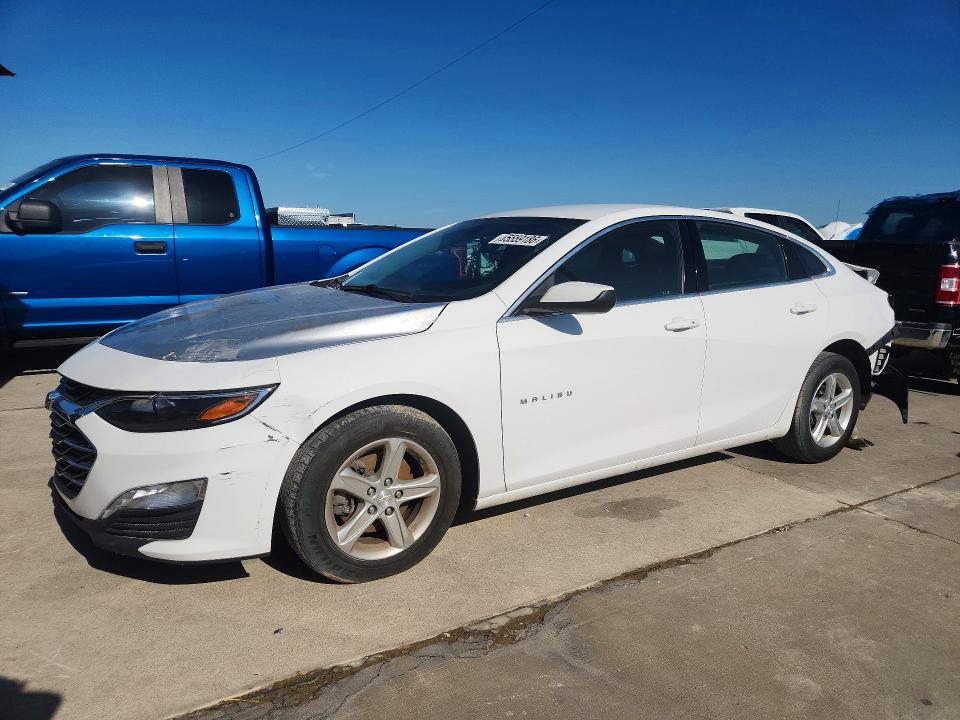 2022 Chevrolet Malibu limited VIN 1G1ZD5ST4NF170276 COPART salvage auction — REAR END, Tx - Cert Of Title-Rebuilt Salvage (P), sold $1,400 on 2026-07-09 (photo 1)