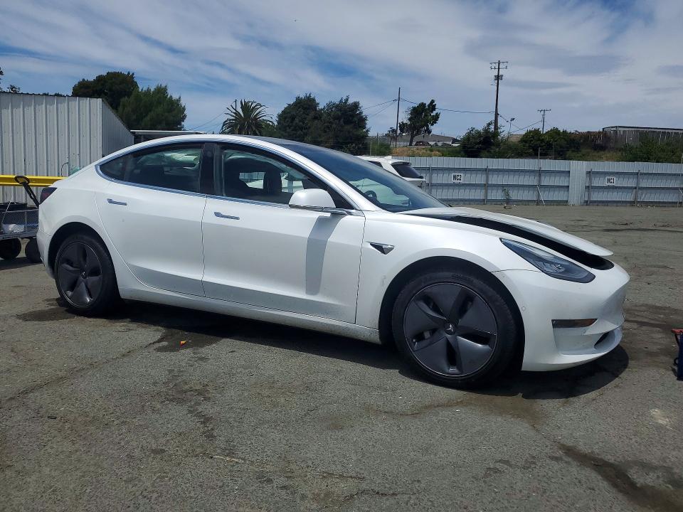 2020 Tesla VIN 5YJ3E1EB2LF650047 COPART salvage auction — FRONT END, Ca - Salvage Certificate, sold $4,000 on 2026-07-24 (photo 4)