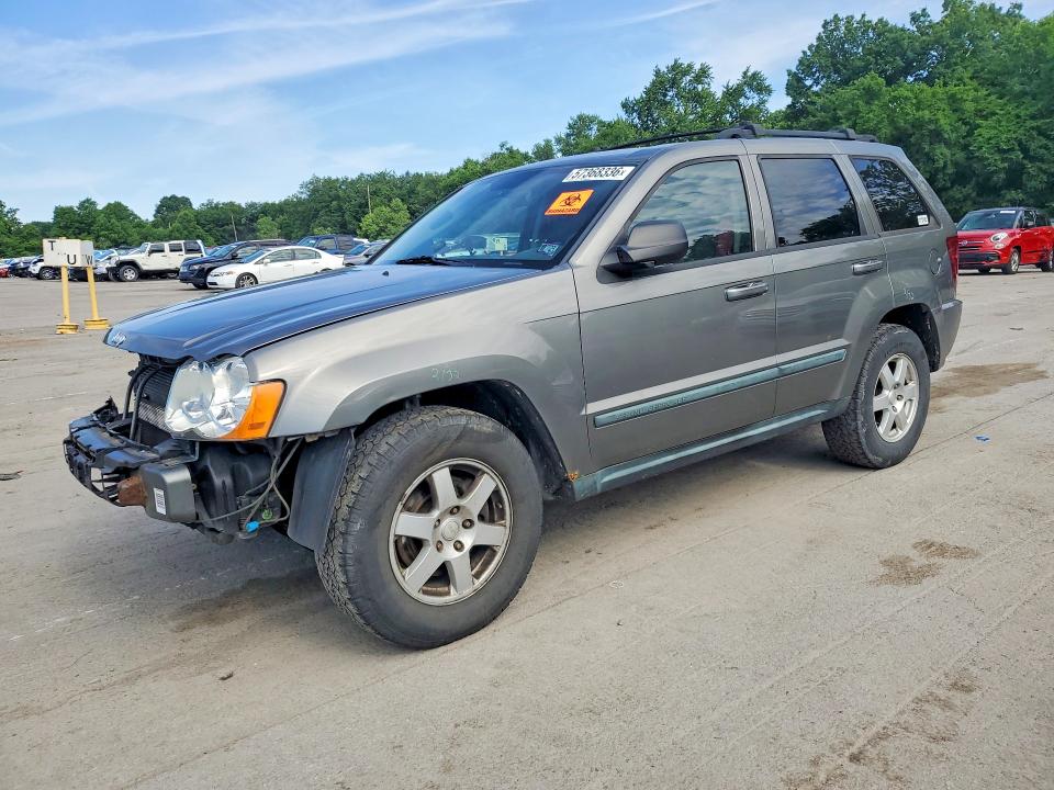 2008 Jeep Grand cherokee VIN 1J8GR48K78C106255 COPART salvage auction — FRONT END, PA - CERTIFICATE OF SALVAGE, sold $400 on 2026-07-02 (photo 1)