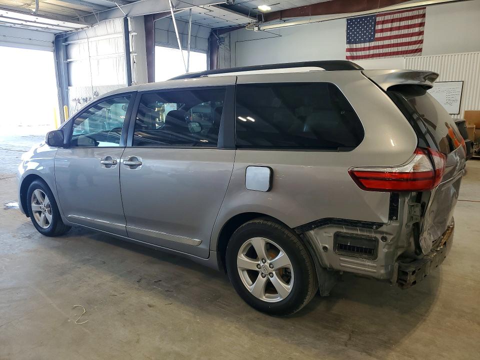 2015 Toyota Sienna VIN 5TDKK3DC5FS644110 COPART salvage auction — REAR END, Ne - Cert Of Title-Salvage, sold $3,100 on 2026-07-14 (photo 2)