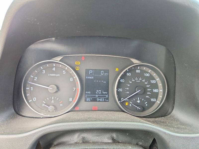 2017 Hyundai Elantra VIN KMHD74LF7HU185992 COPART salvage auction — REAR END, FL - CERTIFICATE OF TITLE, sold $1,350 on 2026-07-09 (photo 9)