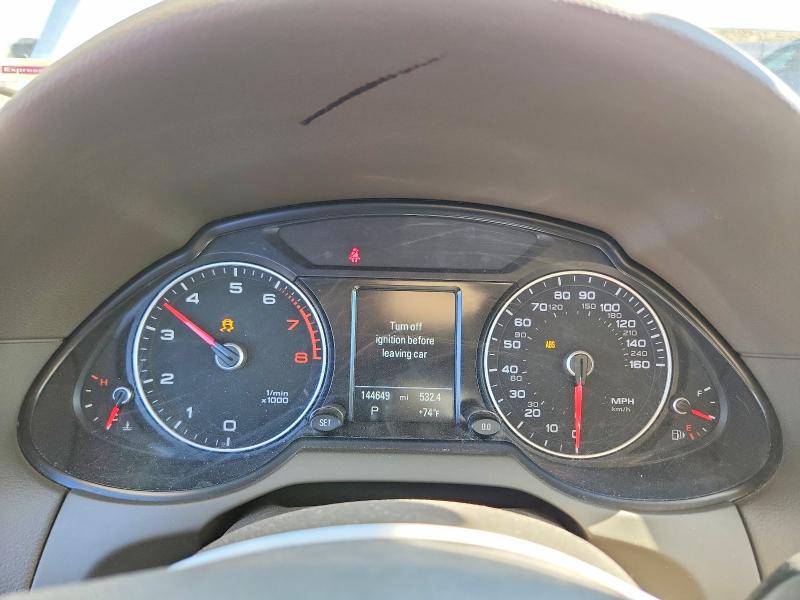 2014 Audi Q5 VIN WA1LFBFP8EA055562 COPART salvage auction — SIDE, Co - Salvage Title, sold $1,500 on 2026-07-27 (photo 9)
