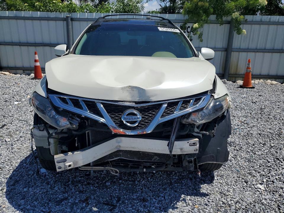 2011 Nissan Murano VIN JN8AZ1MU5BW067680 COPART salvage auction — FRONT END, Fl - Cert Of Title Slvg Rebuildable, sold $500 on 2026-07-10 (photo 5)