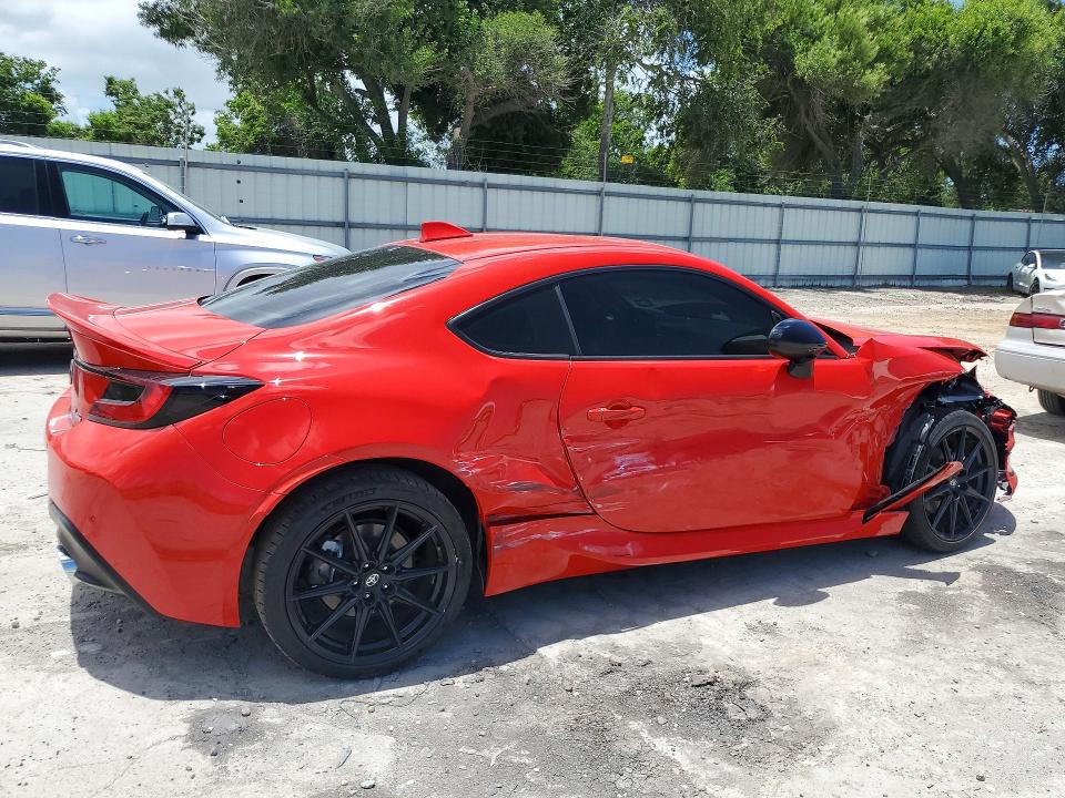 2024 Toyota Gr 86 VIN JF1ZNBE13R8756173 COPART salvage auction — FRONT END, Tx - Salvage Vehicle Title, sold $6,700 on 2026-07-14 (photo 3)