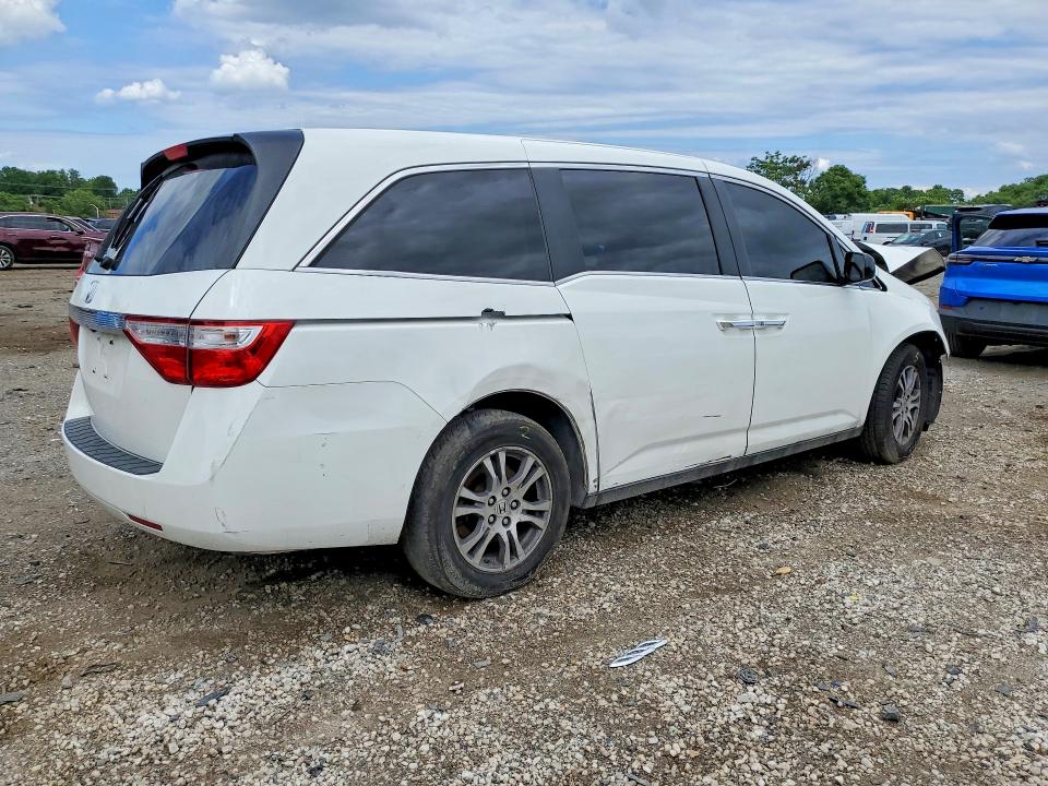 2012 Honda Odyssey VIN 5FNRL5H68CB032267 COPART salvage auction — FRONT END, Pa - Certificate Of Salvage, sold $400 on 2026-07-02 (photo 3)