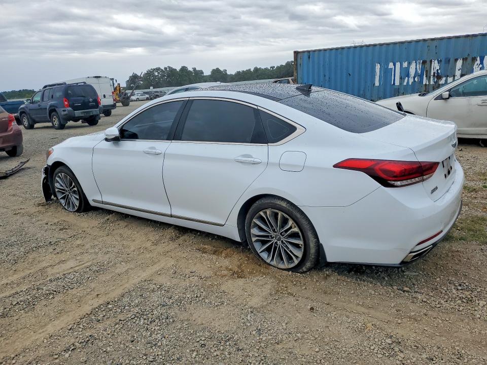 2016 Hyundai Genesis VIN KMHGN4JE2GU142947 COPART salvage auction — FRONT END, Ca - Salvage Certificate, sold $1,150 on 2026-07-24 (photo 2)