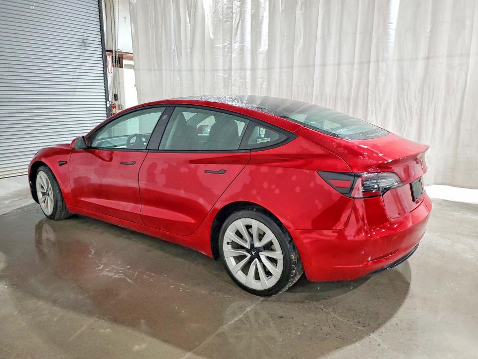 2022 Tesla Model 3 VIN 5YJ3E1EAXNF190761 COPART salvage auction — FRONT END, Fl - Certificate Of Title, sold $9,100 on 2026-07-08 (photo 2)