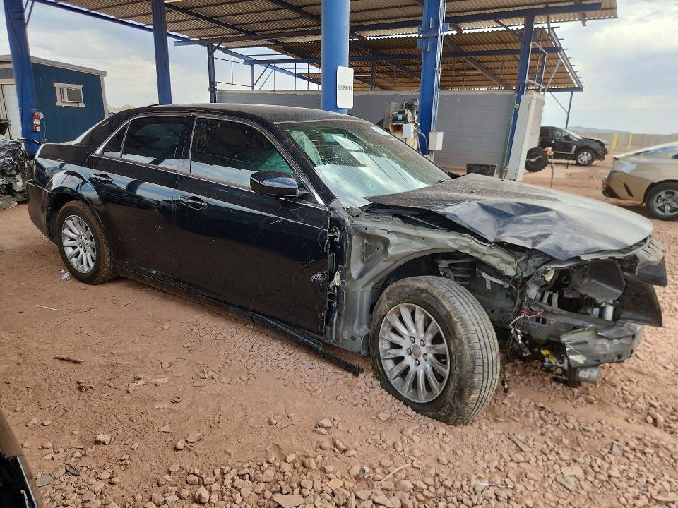 2014 Chrysler 300 VIN 2C3CCAAG7EH345085 COPART salvage auction — FRONT END, Az - Cert Of Title - Salvage, sold $1,050 on 2026-07-02 (photo 4)