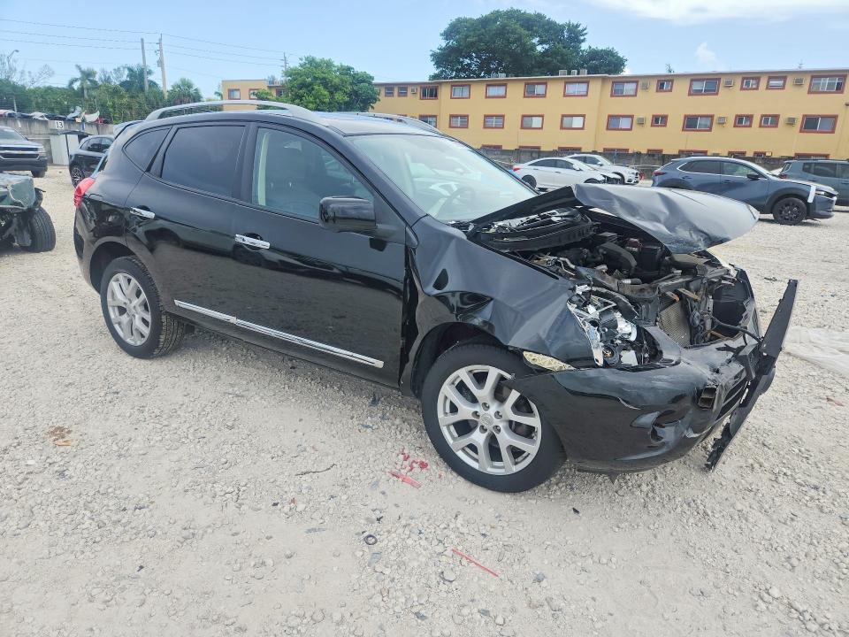 2012 Nissan Rogue VIN JN8AS5MV7CW363340 COPART salvage auction — FRONT END, FL - CERT OF TITLE SLVG REBUILDABLE, sold $250 on 2026-07-24 (photo 4)