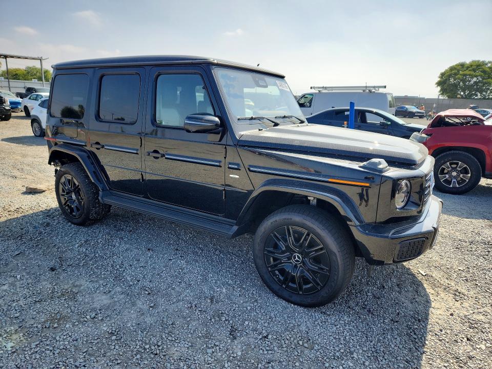 2025 Mercedes-benz G-klasse VIN W1NWM0AB1SX027869 COPART salvage auction — REAR END, Ca - Salvage Certificate, sold $90,500 on 2026-07-30 (photo 4)