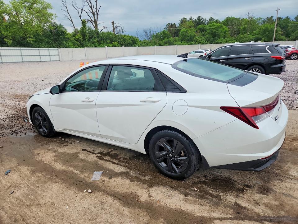 2022 Hyundai Elantra VIN 5NPLM4AG7NH061456 COPART salvage auction — HAIL, Wi - Junked Vehicle Bill Of Sale, sold $3,500 on 2026-07-06 (photo 2)