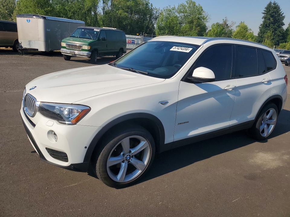 2017 BMW VIN 5UXWX9C56H0T08446 COPART salvage auction — FRONT END, Mt - Certificate Of Title, sold $100 on 2026-07-29 (photo 1)