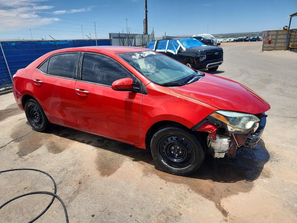 2016 Toyota Corolla VIN 5YFBURHE2GP479586 COPART salvage auction — FRONT END, Nm - Certificate Of Title, sold $775 on 2026-07-07 (photo 4)