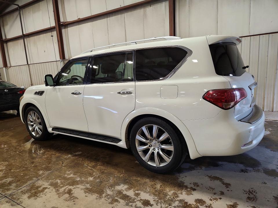 2012 Infiniti Qx56 VIN JN8AZ2NC7C9317643 COPART salvage auction — SIDE, Pa - Certificate Of Salvage, sold $2,550 on 2026-07-10 (photo 2)