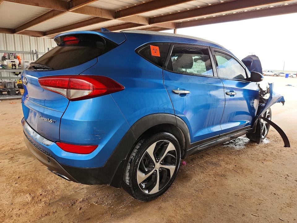 2016 Hyundai Tucson VIN KM8J33A20GU096336 COPART salvage auction — FRONT END, TX - CERTIFICATE OF TITLE, sold $600 on 2026-07-09 (photo 3)