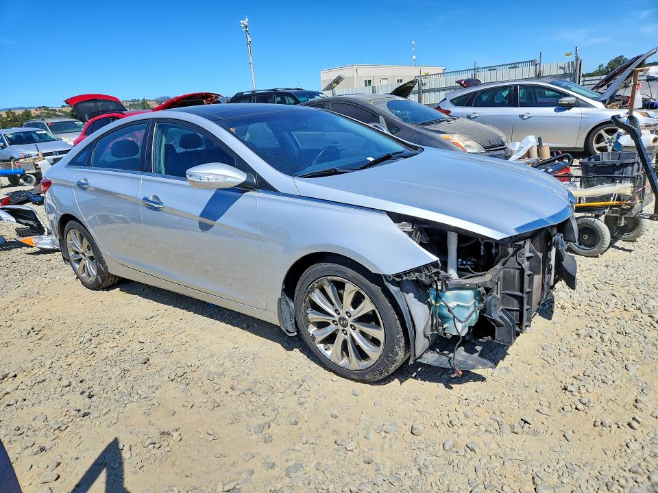 2012 Hyundai Sonata VIN 5NPEC4AB5CH392730 COPART salvage auction — FRONT END, Ca - Salvage Certificate, sold $1,000 on 2026-07-07 (photo 4)