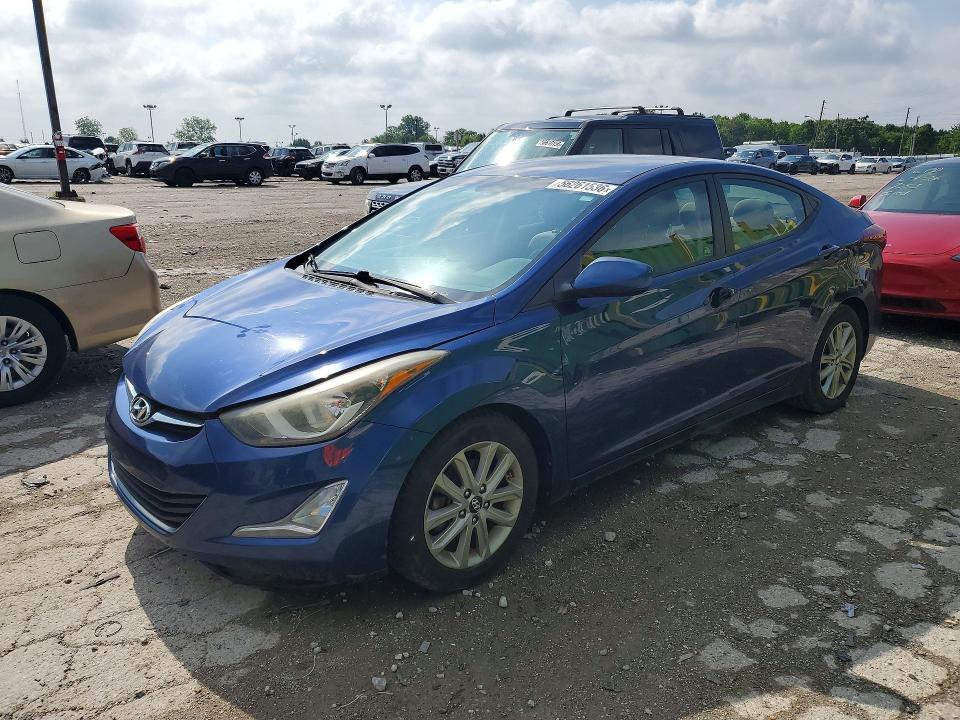 2016 Hyundai Elantra VIN 5NPDH4AE3GH720580 COPART salvage auction — SIDE, In - Cert Of Title-Salvage Title, sold $575 on 2026-07-02 (photo 1)