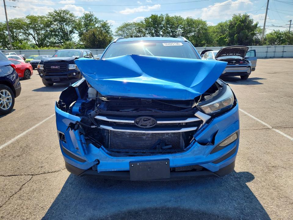 2017 Hyundai Tucson VIN KM8J3CA40HU275494 COPART salvage auction — FRONT END, Oh - Cert Of Title-Salvage, sold $1,950 on 2026-07-08 (photo 5)