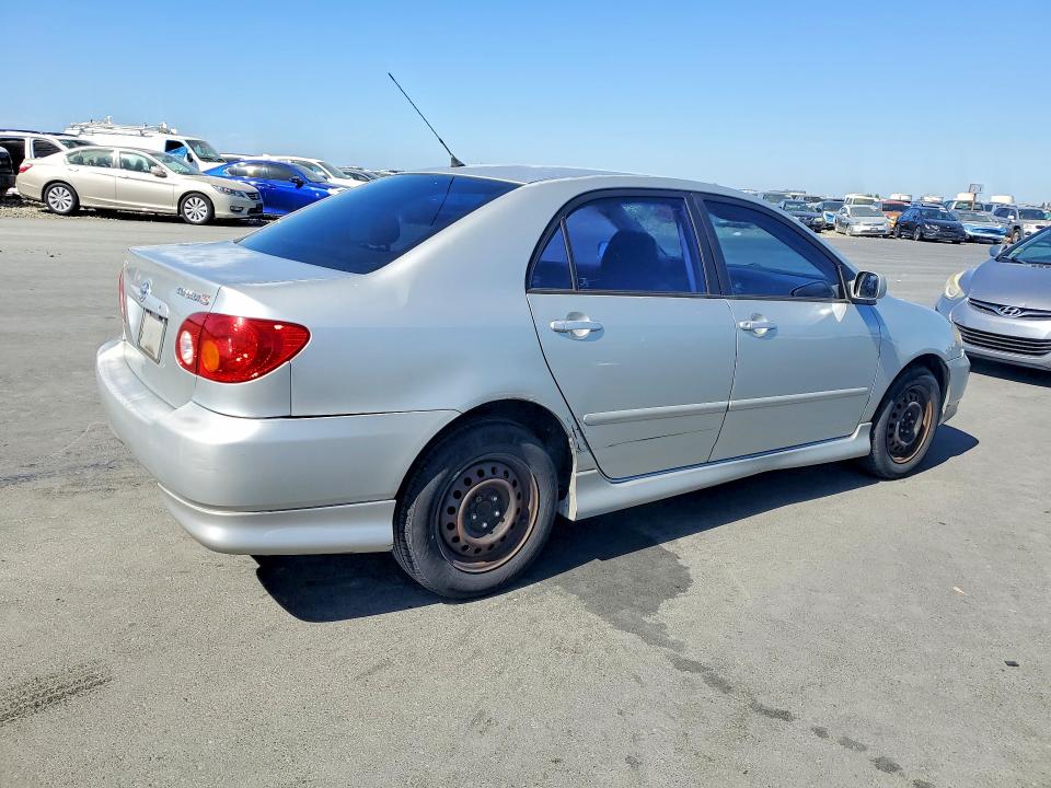 2003 Toyota Corolla VIN 1NXBR32E43Z186255 COPART salvage auction — REAR END, Ca - Dis/Dlr/Exp Only Clean Title, sold $850 on 2026-07-08 (photo 3)