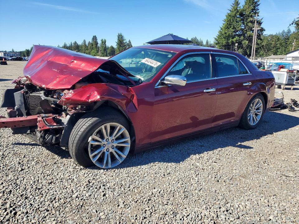 2016 Chrysler 300 VIN 2C3CCAEG8GH212204 COPART salvage auction — FRONT END, Wa - Bill Of Sale, sold $250 on 2026-07-10 (photo 1)