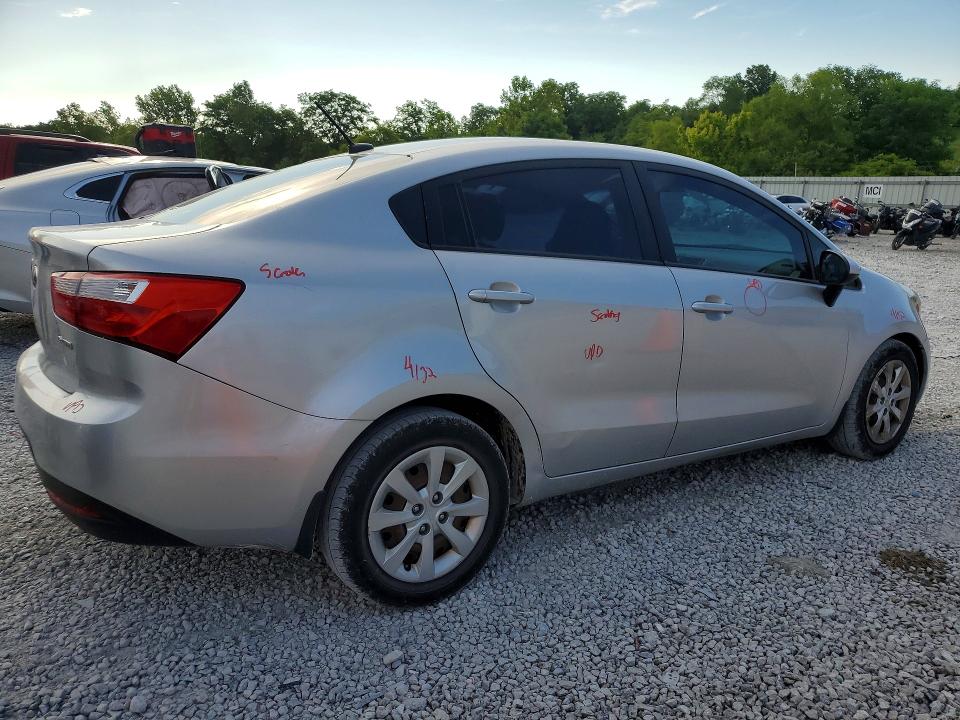 2013 Kia Rio VIN KNADN4A37D6231920 COPART salvage auction — FRONT END, OH - CERT OF TITLE-SALVAGE, sold $775 on 2026-07-24 (photo 3)
