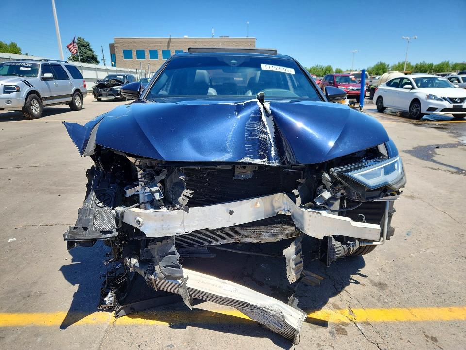 2019 Audi A6 VIN WAUK2AF25KN106495 COPART salvage auction — FRONT END, Co - Public - Salvage Title, sold $3,350 on 2026-07-27 (photo 5)
