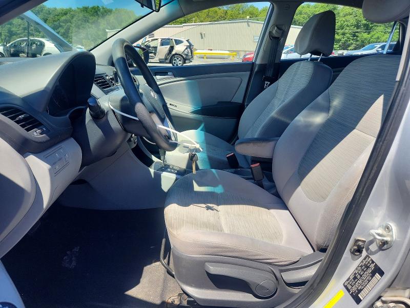 2016 Hyundai Accent VIN KMHCT4AEXGU089273 COPART salvage auction — FRONT END, Sc - Cert Of Title-Salvage, sold $475 on 2026-07-21 (photo 7)