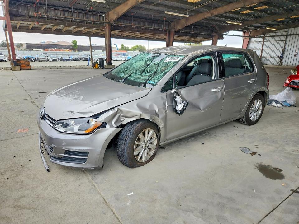 2017 Volkswagen VIN 3VW217AU3HM020121 COPART salvage auction — FRONT END, CA - SALVAGE CERTIFICATE, sold $450 on 2026-07-02 (photo 1)