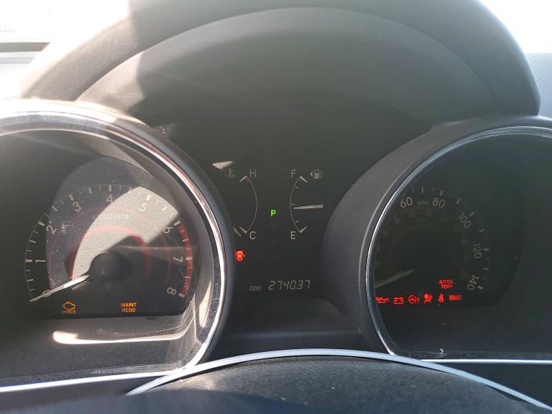 2011 Toyota Highlander VIN 5TDZA3EH7BS009475 COPART salvage auction — FRONT END, Tx - Certificate Of Title (P), sold $3,150 on 2026-07-30 (photo 9)