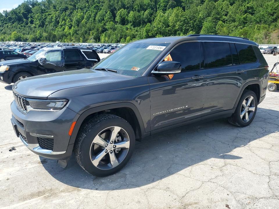 2021 Jeep Grand cherokee l VIN 1C4RJKBG0M8150532 — COPART salvage auction photo