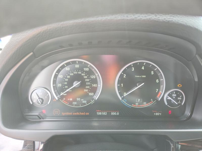 2016 BMW X5 VIN 5UXKR0C56G0U10669 COPART salvage auction — FRONT END, Tx - Salvage Vehicle Title, sold $2,850 on 2026-07-07 (photo 9)