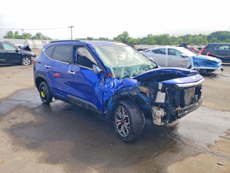 2021 Kia Seltos VIN KNDETCA26M7151629 COPART salvage auction — FRONT END, Ct - Cert Of Title-Salvage, sold $2,050 on 2026-07-31 (photo 4)