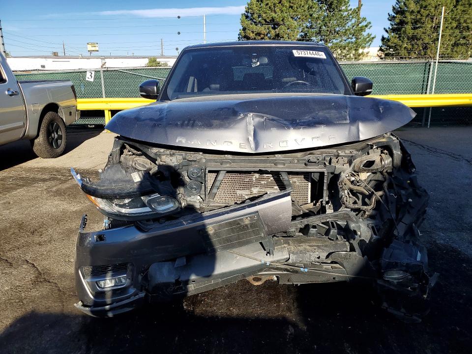 2016 Land rover Range rover sport VIN SALWR2VF9GA648328 COPART salvage auction — FRONT END, Co - Certificate Of Title, sold $275 on 2026-07-28 (photo 5)